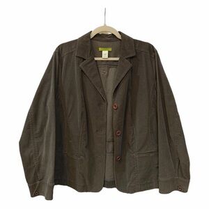 Vintage Sigrid Olsen Brown Button-Up Jacket